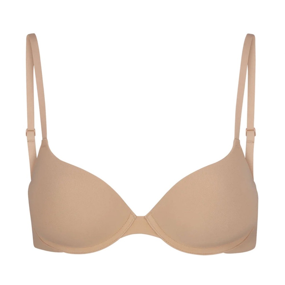 Skims Fits Everybody Push Up Tshirt Bra Clay